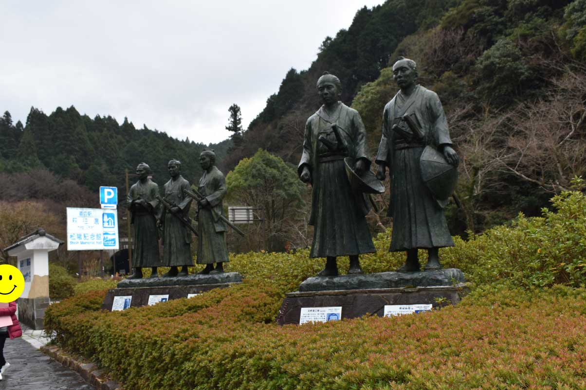 維新の志士たちの銅像