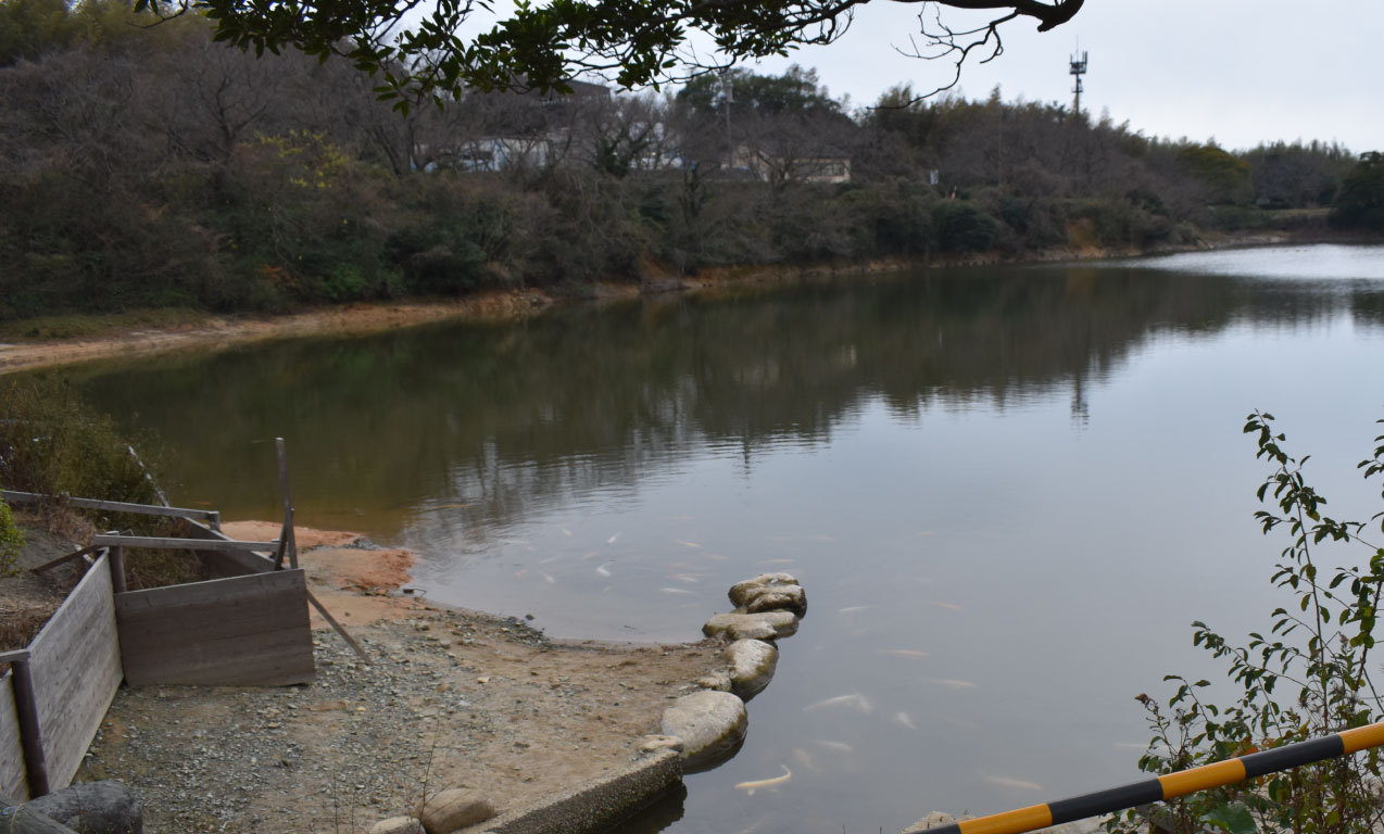 訪れた当時の禊池現在の状況とは異なる場合があります