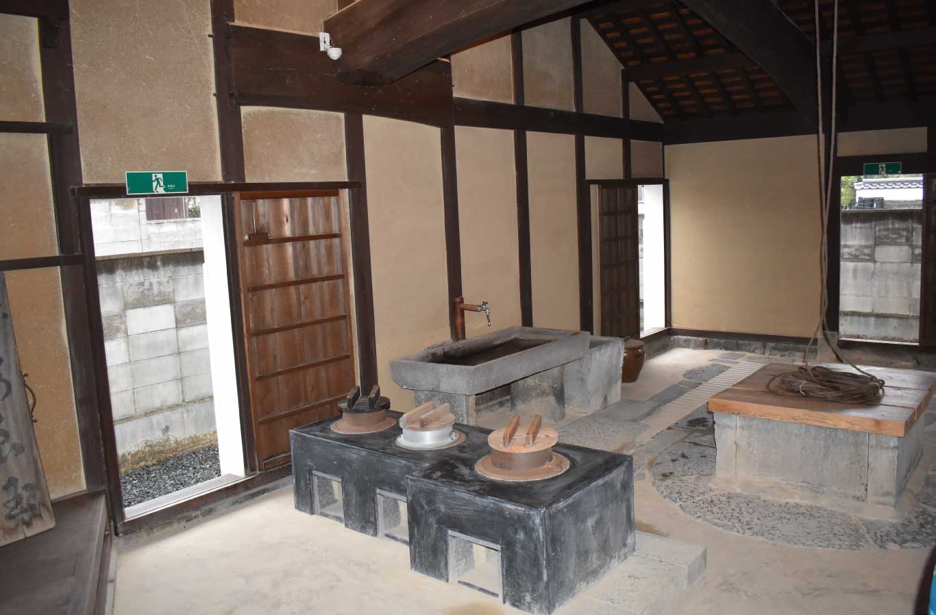 旧久保田家住宅の室内のしつらえ